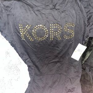 New! Michael Kors Studded Shirt SZ Medium Original $78